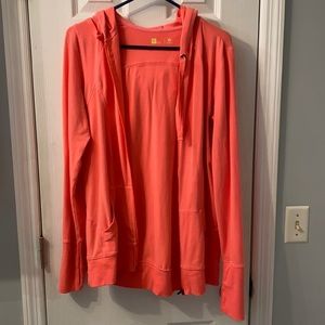 Activewear zip-up hoodie